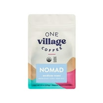 Local One Village Coffee Nomad, Medium Roast, Whole Bean Coffee, 12oz, Naturally Caffeinated