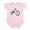 Petal Pink, variant on CafePress - Mountain Bike Body Suit - Baby Light Bodysuit, Size Newborn - 24 Months