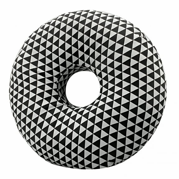 LAMIRO Ear Piercing Pillow for Side Sleepers, Small Pillow with Ear Hole Donut Pillow for Ear Relief Ear Pressure Ear Pain, Headphones