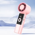 thumbnail image 6 of Wzzjkit Handheld Fan 7 Inch, 100 Speed Adjustable Turbo Fan, Rechargeable Personal Fan with 3600mAh Battery, Quiet Mini Fan for Outdoor Travel Home Office, 6 of 6
