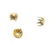 thumbnail image 5 of 50 piezas de metal de con forma de calabaza, remaches, espárragos, puntos, accesorios Punk para bricolaje Oro Gloria Claw Studs Rivet, 5 of 9