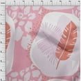 thumbnail image 4 of oneOone Cotton Cambric Medium Pink Fabric Tropical Abstract Leaves Diy Clothing Quilting Fabric Print Fabric By Yard 42 Inch Wide, 4 of 4