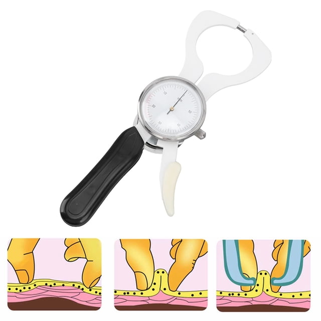 Calibración De Grasa Corporal De La Piel, Monitoreo Preciso De Medición De La Calibre Para El Pliegue De La Piel Para El Fitness De IMC Para La Escuela De Fitness