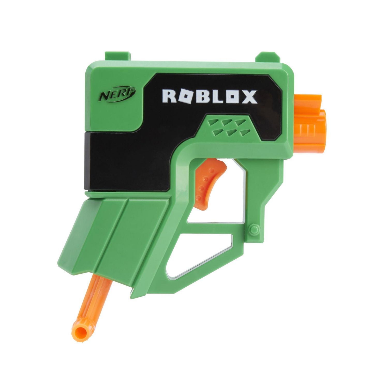 Nerf Roblox Phantom Forces: Boxy Buster Dart Blaster, Pull-Down Priming Handle, 2 Nerf Elite Darts, Code To Unlock In-Game Virtual Item