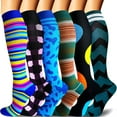 thumbnail image 1 of Compression Socks Women & Men 20-30mmHg - Best Support for Running,Sports,Hiking,Flight Travel,Circulation, 1 of 7