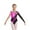 Hot Pink, variant on Alvivi Gymnastic Leotard for Girls Long Sleeve Metallic Rhinestone Ballet Dance Skating Leotard Bodysuit Red 8
