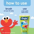 thumbnail image 5 of Orajel Kids Elmo Training Toothpaste Fluoride-Free, 1 Toothbrush, 1 Toothpaste 1oz; #1 Pediatrician Recommended Fluoride-Free Toothpaste*, 5 of 13
