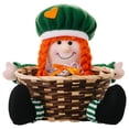 thumbnail image 2 of Festival Candy Basket St Patrick's Day Gift Treats Basket Candy Sweet Contenedor, 2 of 7
