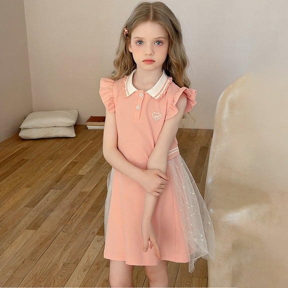 Dress for Girls Floral Birthday Dresses for Girls Kids Formal Dress for Girls 9-10 Years