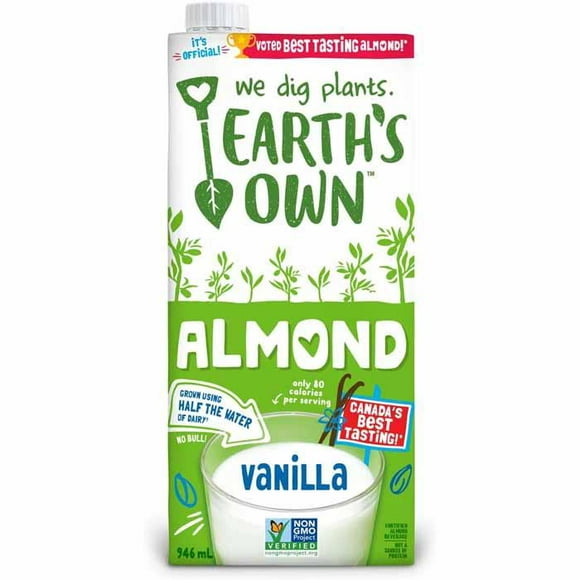 Earth's Own - Vanilla Almond Milk, 946ml