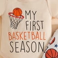 thumbnail image 5 of UngA Newborn Baby Boy Clothes Fishing Short Sleeve Romper Shirt Tops Pants Infant Summer Spring Outfits Cute Hat Set (Beige,6-12 Months), 5 of 7