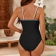 thumbnail image 3 of WILLBEST Trajes de Baño Mujer Con Falda Traje de Baño de Encaje A La Moda Para Mujer, Traje de Baño Con Aros y Cuello, Traje de Baño Plisado, 3 of 3
