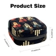 thumbnail image 2 of Praying Hands Storage Bag Small Bag Cosmetic Travel Pouch under Clothes Travel Pouch for Sanitary Napkin, Made of Velvet, Sponge, and Oxford Cloth, 2 of 6