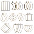 thumbnail image 1 of Uxcell 30-Pack Bisel Abierto para Resina, 10 Estilos de Colgantes de Bisel Abierto para Aretes de Resina Collar [3 Colores], 1 of 1