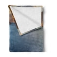 thumbnail image 2 of Landscape Soft Flannel Fleece Throw Blanket, Ireland Outdoors County Clare the Cliffs of Moher West Atlantic Ocean Scenic, Cozy Plush for Indoor and Outdoor Use, 60" x 80", Multicolor, by Ambesonne, 2 of 5