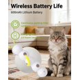 thumbnail image 4 of Whack a Worm Cat Toy for Indoor Interactive,Rechargeable Whack a Worm Post Cat Toy,Smart Sensor Caterpillar CatToy,Whirlie Smart Motion CatToy with Worm Design,for Hunting,Jumping,InteractivePlay, 4 of 14