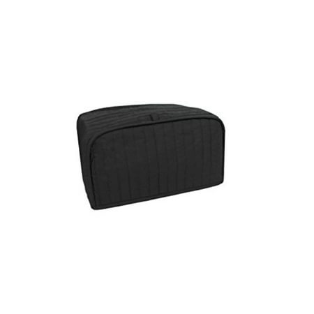 Toaster Cover Patterns - Ritz Polyester/Cotton Quilted Toaster Oven Broiler Appliance Cover, Dust and Fingerprint Protection, Machine Washile, Black