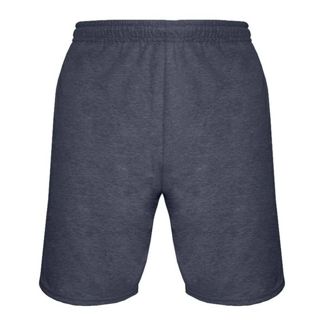 Short Fuit Of The Loom para Hombre, Deportivo Negro Jaspe Talla M