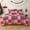 Red Plaid Stripe, variant on Smuge 3 Piece Quilt Set Queen/Full Size Bedspread Coverlet Plaid Patchwork Bedding Reversible Quilt Microfibers Coverlet Lightweight Bedding Grey Beige
