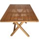 thumbnail image 2 of Mesa Plegable Rectangular De Madera Sólida, 120x80 – Rústico Tratable NATIVO MUEBLES TERRAZA, 2 of 5