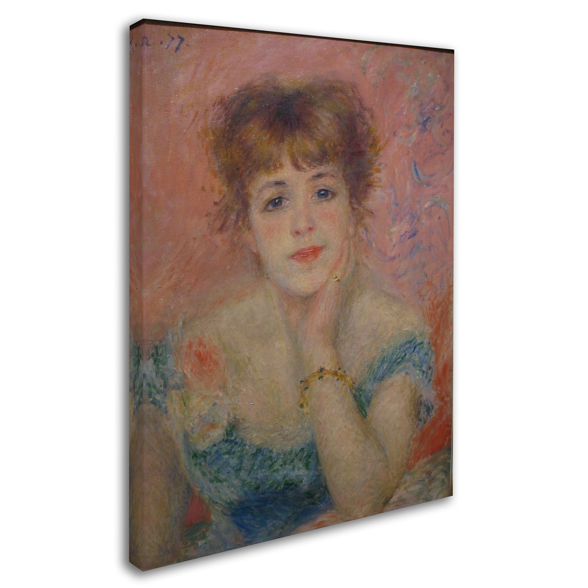 Renoir 'Actree Jeane Samary' Canvas Art