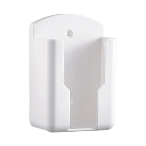 Soporte para control remoto, contenedor organizador de control, multiusos que ahorra espacio Blanco