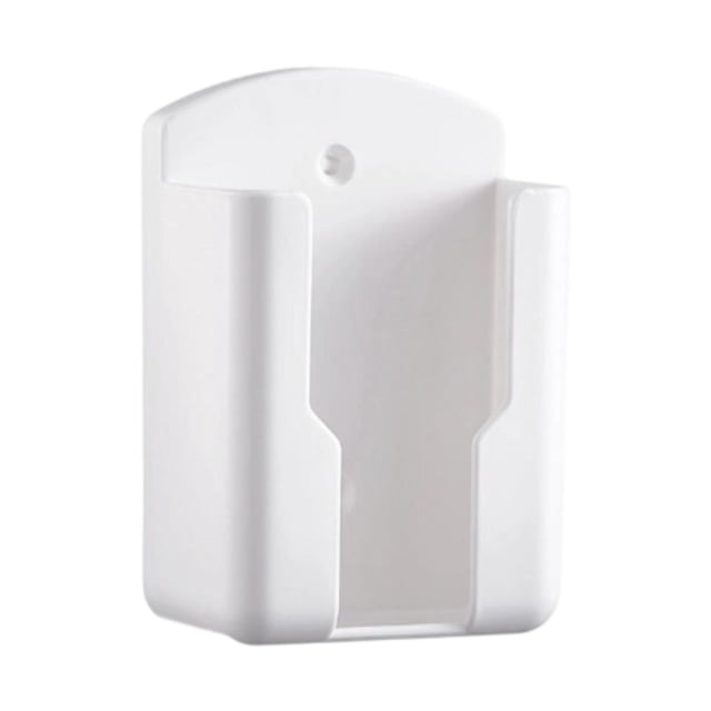 Organizador de control remoto para pared, organizador de artículos diversos, control remoto, CA, para apartamento, hogar, mesita de noche, dormitorio Blanco