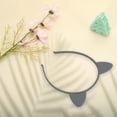 thumbnail image 6 of Unique Bargains 1 Pc Cute Frosted Cat Headbands for Women Blue Gray, 6 of 6