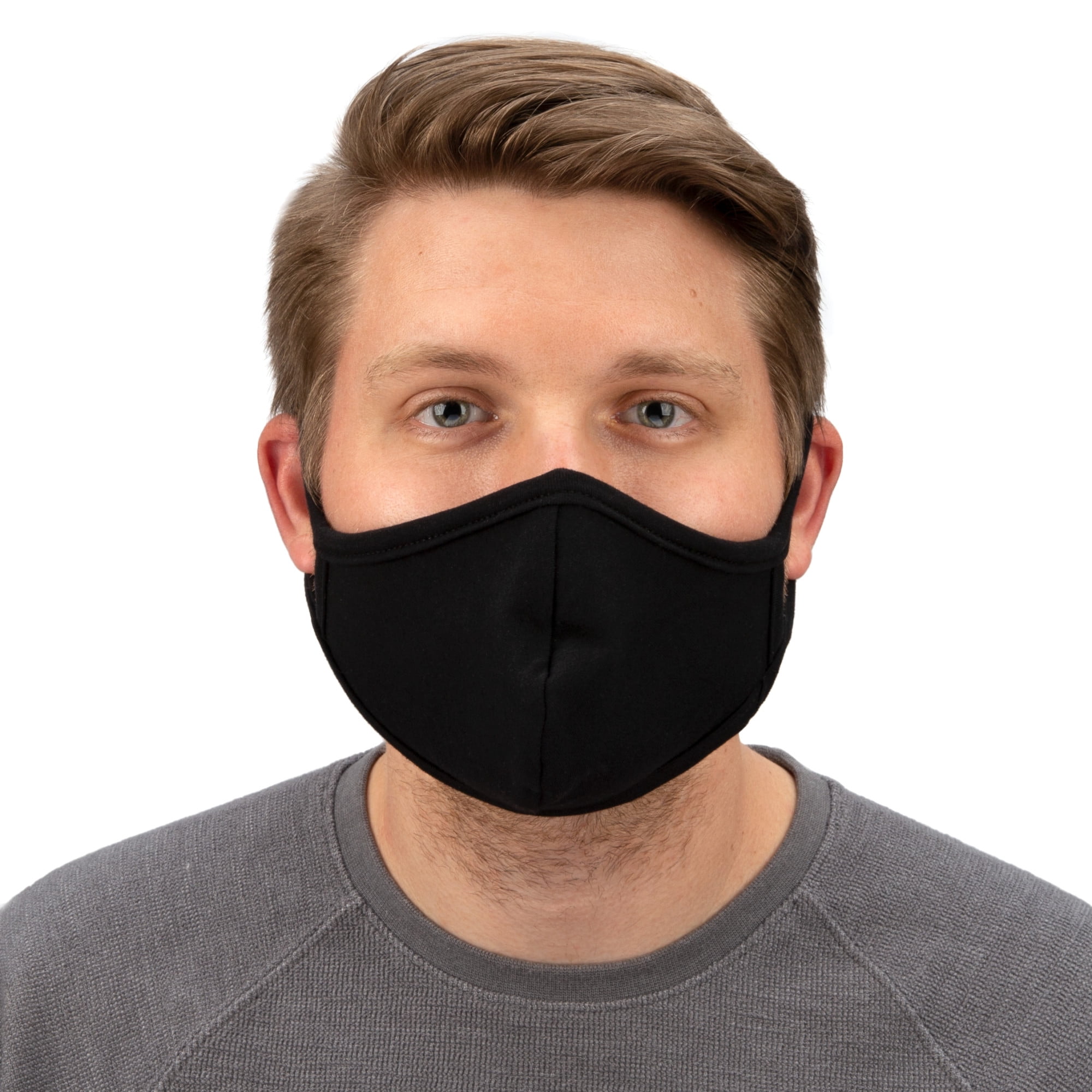 212 Performance CFME05000PK Washable Cotton Particulate Filtering Fabric Face Mask with Elastic Ear Straps, Bulk 50-Pack