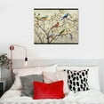 thumbnail image 5 of Nawypu  Spring Flowers Canvas Wall Art Birds on Tree Branches Picture Giclee Prints Grey Reproduction for Bedroom Ready to Hang, 5 of 6