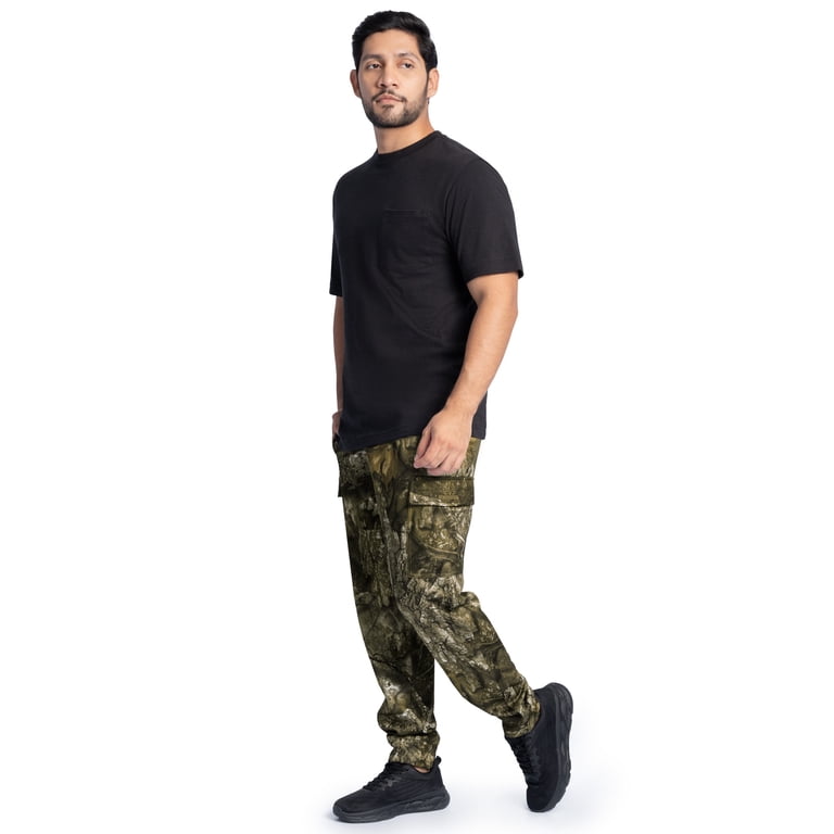 Realtree Men's Cargo Jogger Pants, APX Camouflage photo 7