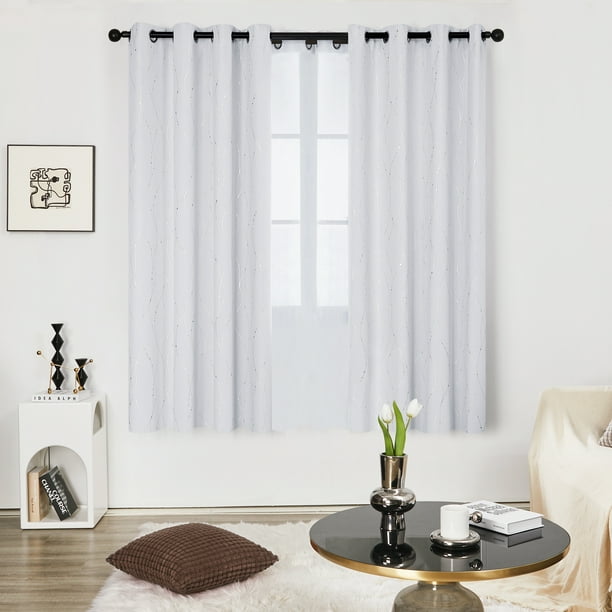Room Darkening Curtains Curtain Panels, Large Grommet Blackout Curtains For Living Room