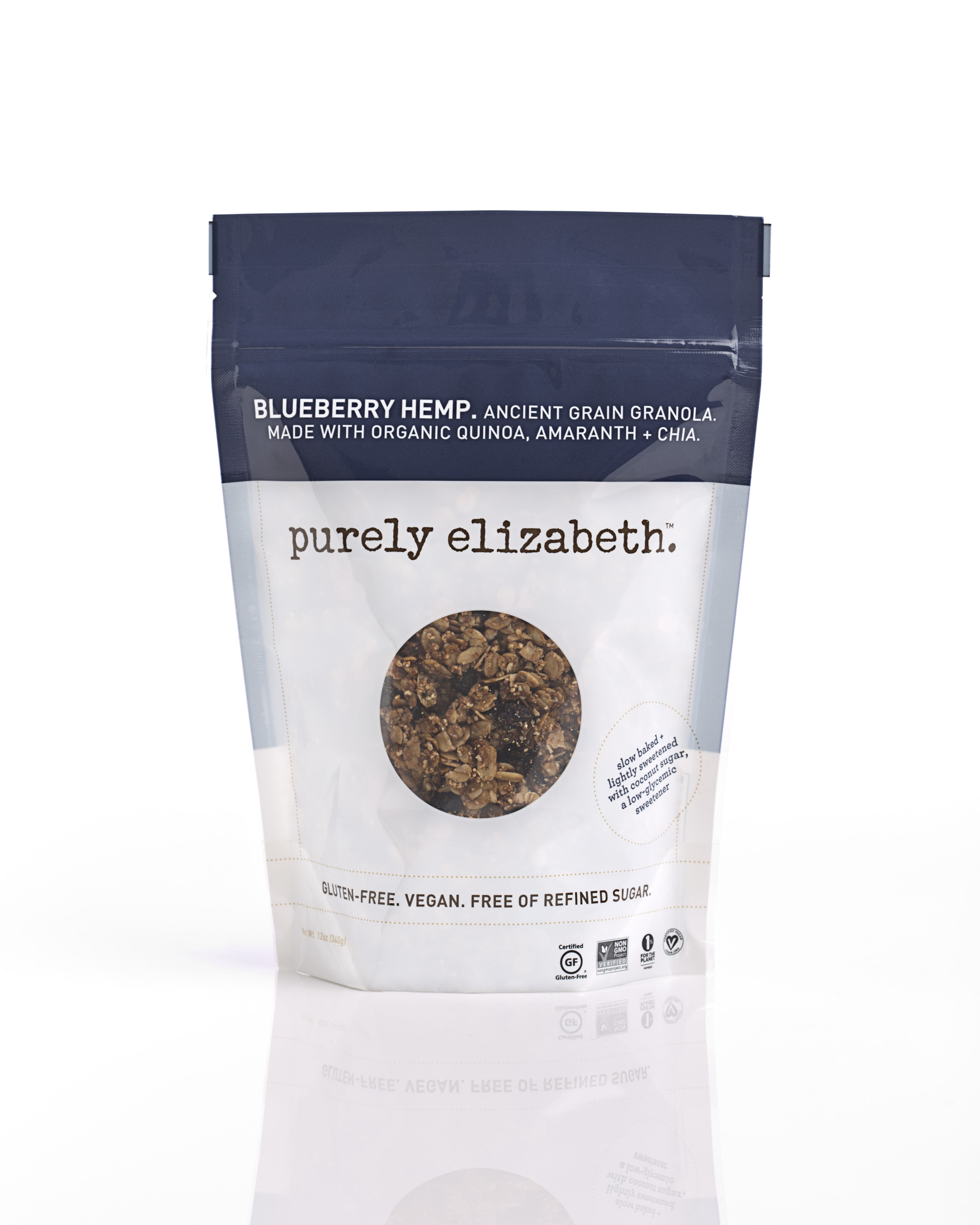 Purely Elizabeth Ancient Grain Granola Cereal Blueberry Hemp, 12 Oz
