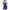 Blue, variant on Xysaqa Womens Lace Pjs Satin Nightgown V Neck Chemise Nightwear Full Slip Mini Dress with Panty Set Women 2 Piece Sleepwear Set