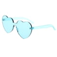 thumbnail image 1 of Sywqhk Gafas De Sol Simples De Color Caramelo Puro Con Forma De Corazón Para Mujer (Verde)-195634.02 Sywqhk Para estrenar, 1 of 7