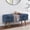 Dark Blue, variant on Storage Ottoman Bench End of Bed for Bedroom,Upholstered Entryway Shoe Seat Bench with Storage, Modern Cute Padded Blanket Chest Stool Foot Rest for Living Room, Window Seating