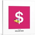 thumbnail image 1 of ARTCANVAS Kids Animal Alphabet Dollar Sign Symbol Canvas Art Print - Size: 18" x 18" (0.75" Deep), 1 of 9