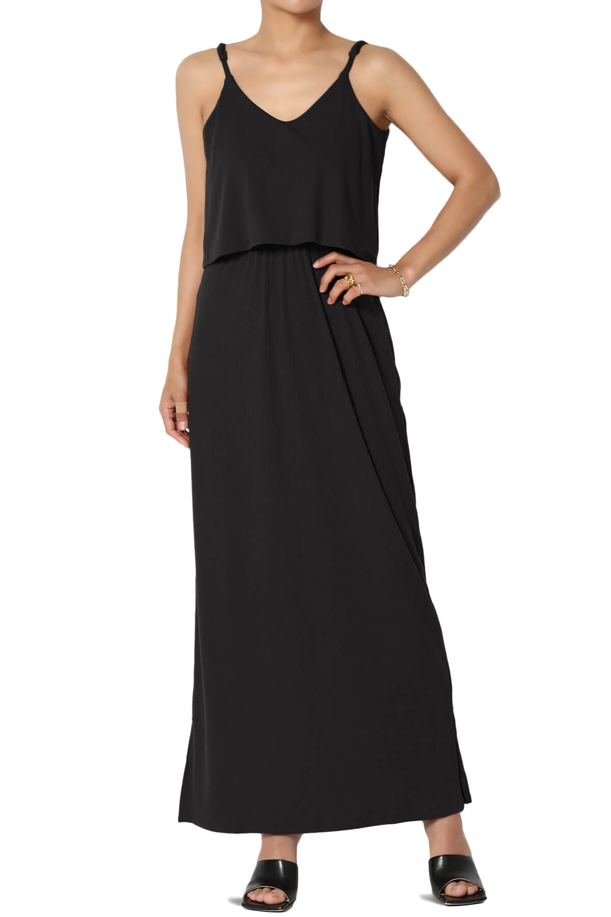 Smocked Wide Strap Mini Cami Dress