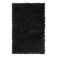 thumbnail image 3 of Infinity Collection Solid Shag Area Rug by Rugs.com ‚Äì Black 3' 3" x 5' 3" High-Pile Plush Shag Rug Perfect for Entryways, Bedrooms, Living Rooms and More, 3 of 7