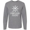 thumbnail image 3 of Inktastic Portland Maine Vacation Long Sleeve T-Shirt, 3 of 5