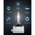 thumbnail image 3 of WVKVII 2 x D1S HID Headlight Bulb 35W 6000K 12V DC for Car, 3 of 10