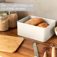 thumbnail image 4 of Breadera ZICOTO Beautiful con tapa de madera para cocina, 4 of 9