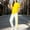 Yellow, variant on NAISIBABY Little and Big Girls Set (3-14T), Short Sleeve T-Shirt and Jogger Sweatpant Kids Athletic Outfit 2-Piece Orange 12T