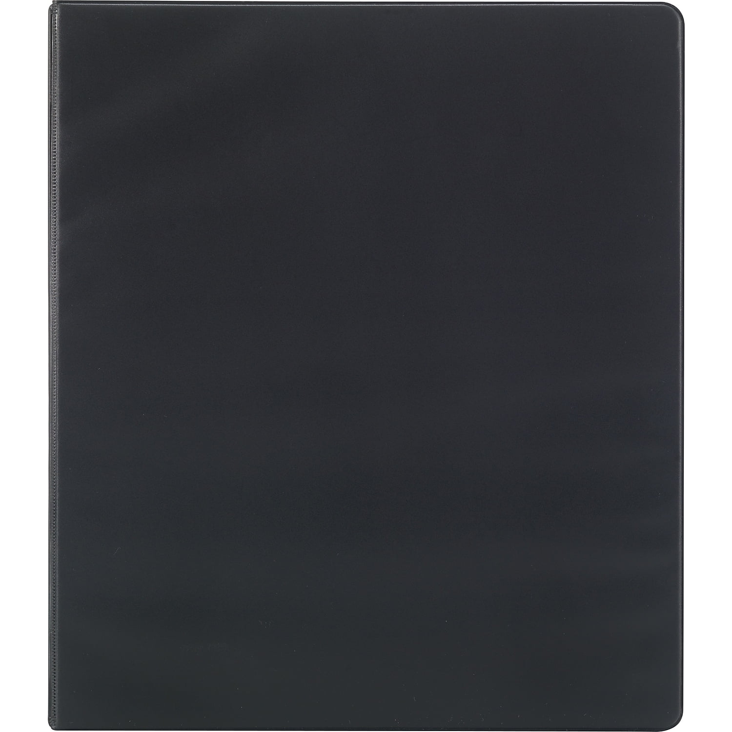 Staples Label Holder Binder with Round Rings Black 3' 26596