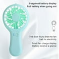 thumbnail image 2 of TINKER Big Strong Wind Holding Small Fan Desktop Mini USB Fan Outdoor Portable Two-purpose Rechargeable Small Fan (built-in Battery 800mAh), 2 of 5