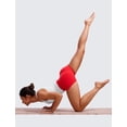 thumbnail image 3 of Shorts CRZ YOGA Butterluxe Cintura Alta 6.5 cm Rojo M, 3 of 5