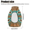 thumbnail image 7 of Renewold Heavy Duty ATV Seat Cover 25.2x10 Inch, Waterproof & UV Resistant ATV Accessories Decor for Off-Road, Hunting, Farming, Fits Yamaha Kodiak 450, Southwest American Tribal Teal Khaki, 7 of 7