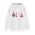 thumbnail image 2 of PNTUTB Women's Casual Long Sleeve Hoodies Fashion Christmas Print Drawstring Pullover Sweatshirts with Pocket, 2 of 6