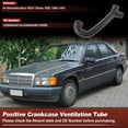 thumbnail image 2 of Manguera de respiradero del cárter del motor Unique Bargains para Mercedes-Benz W201 Series 190E 1985-1993, manguera de ventilación del cárter 1020944387, 2 of 7