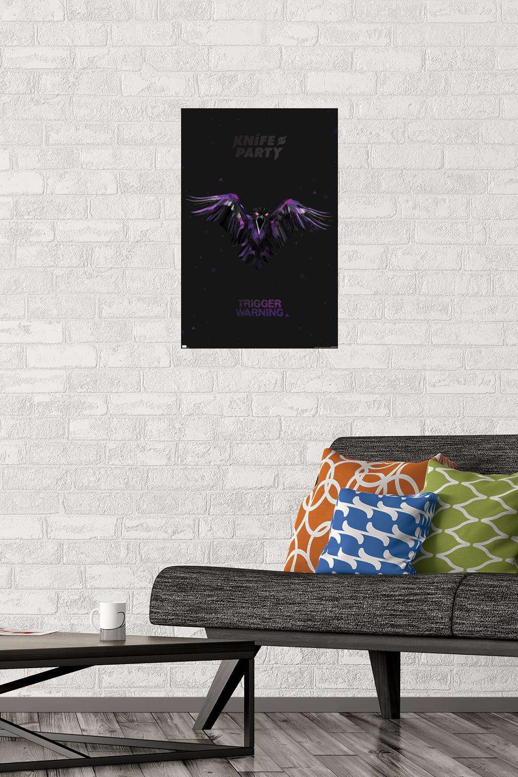 Knife Party - Crow Wall Poster, 14.725" x 22.375"